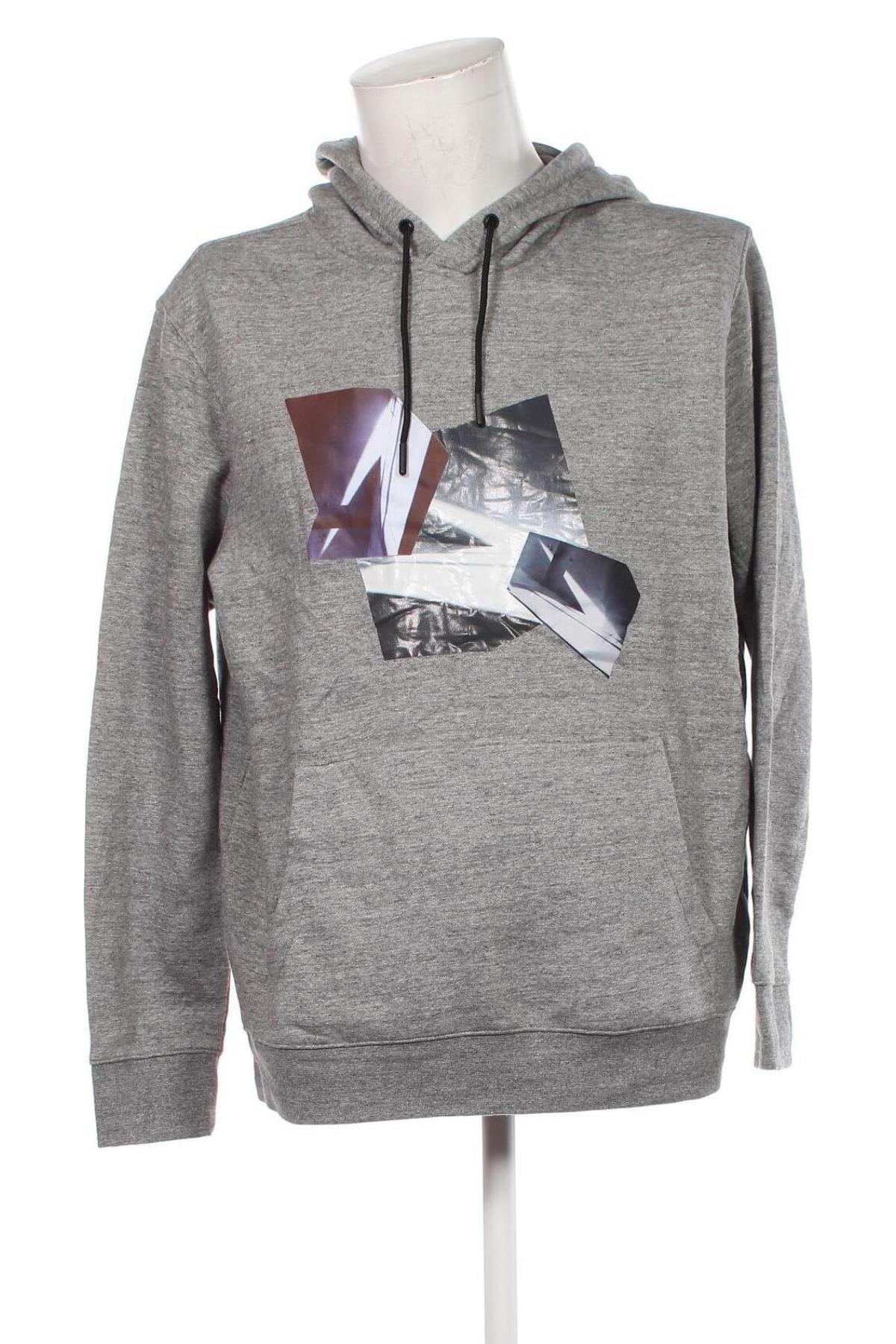 Herren Sweatshirt H&M, Größe L, Farbe Grau, Preis 27,49 €