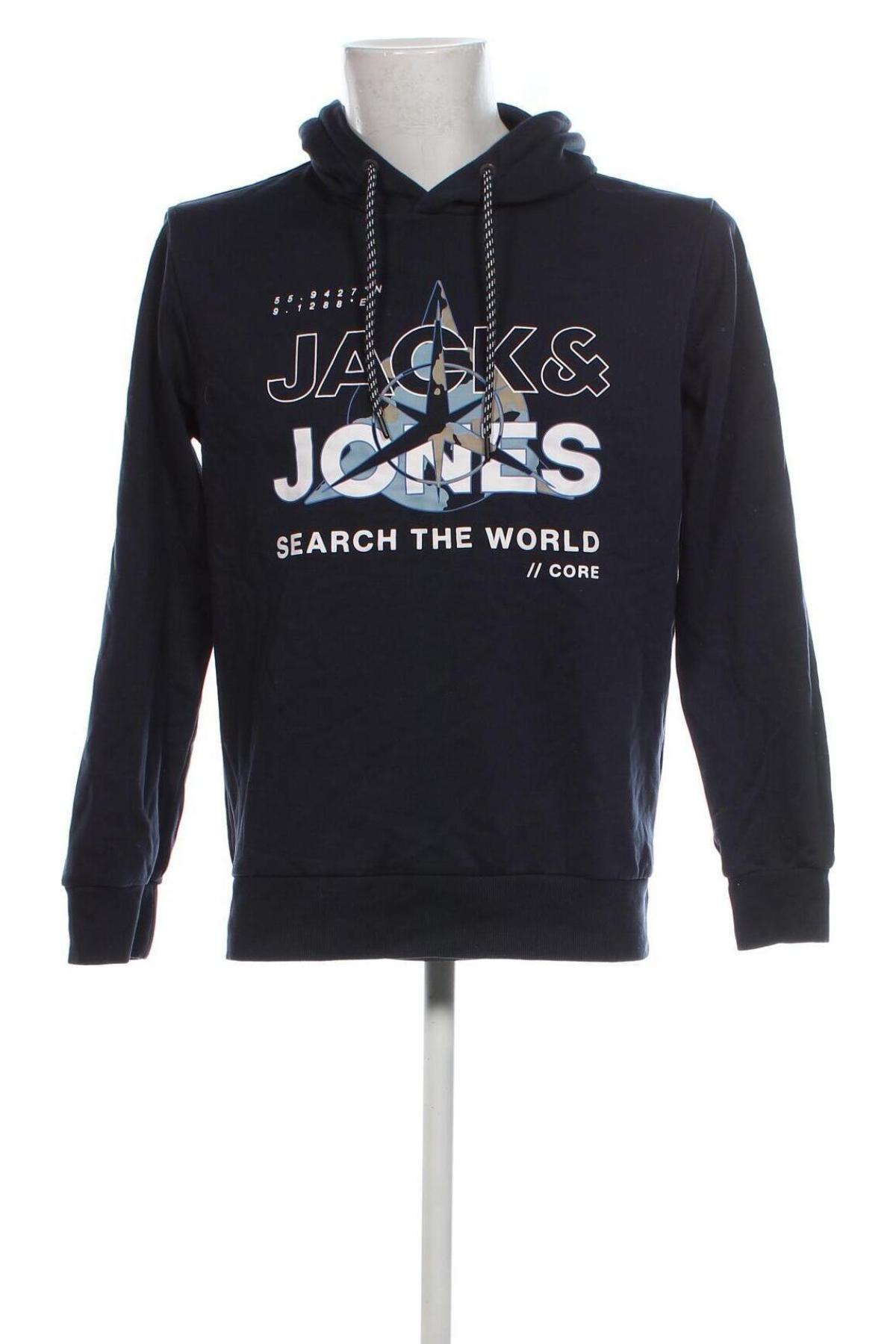 Herren Sweatshirt Jack & Jones, Größe L, Farbe Blau, Preis 23,99 €