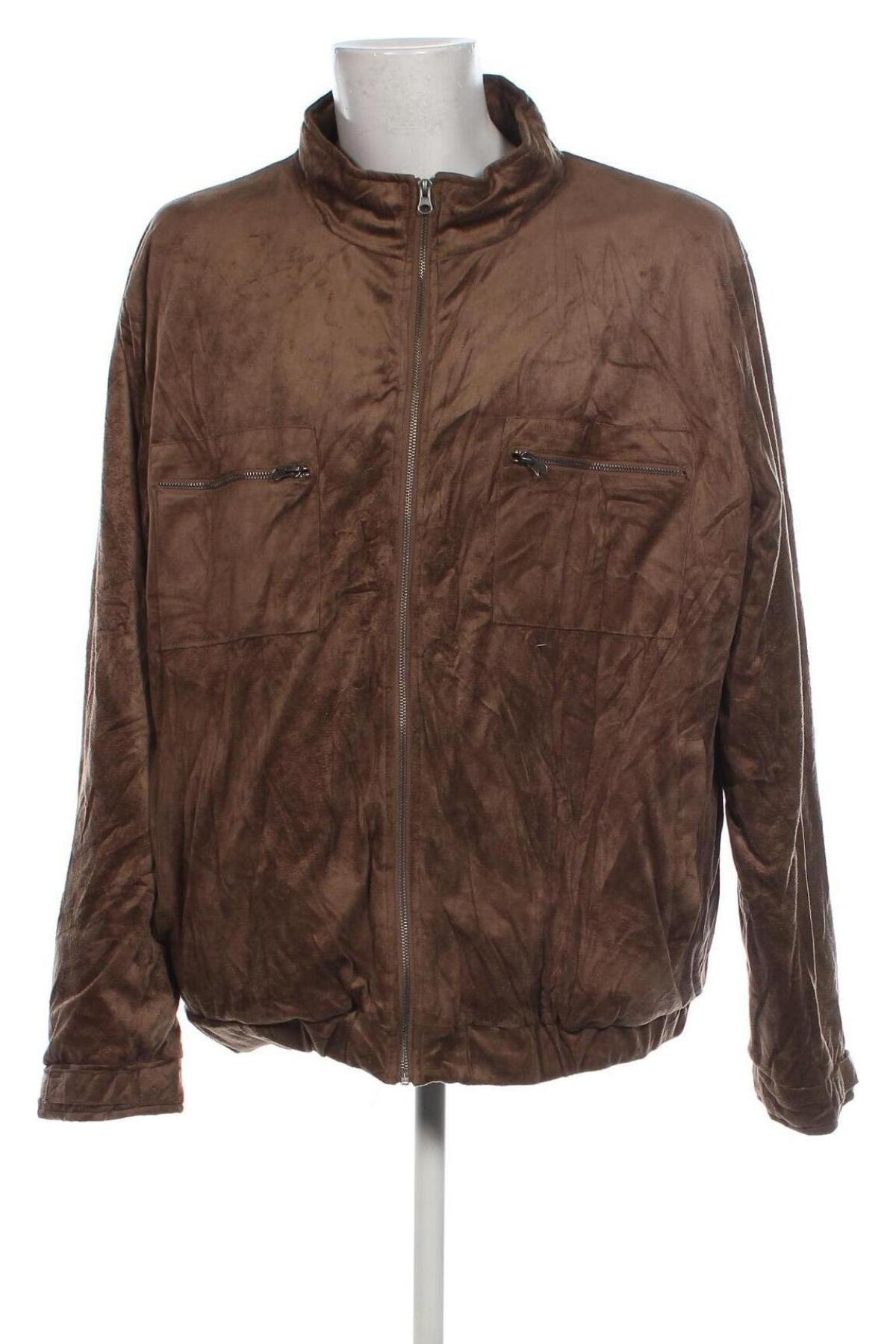 Herren Lederjacke Atlas For Men, Größe 4XL, Farbe Braun, Preis 34,49 €