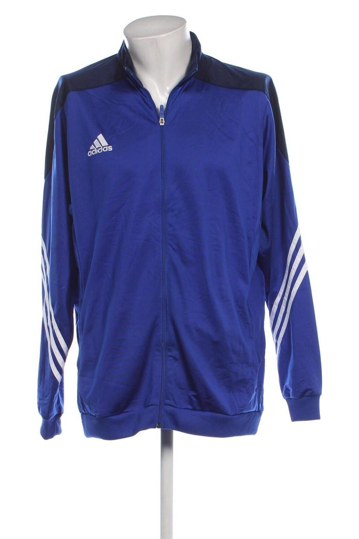 Bluză trening de bărbați Adidas, Mărime XXL, Culoare Albastru, Preț 142,99 Lei