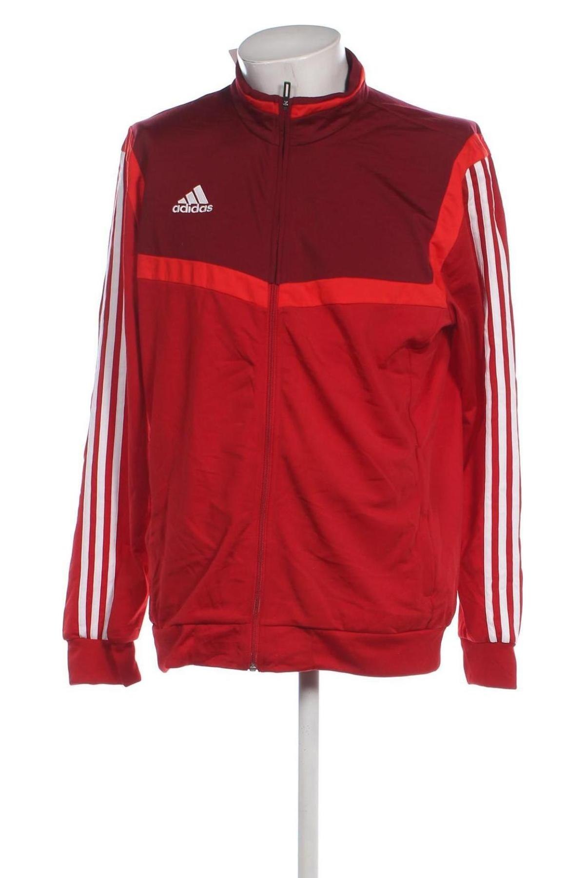 Bluză trening de bărbați Adidas, Mărime XL, Culoare Roșu, Preț 157,99 Lei