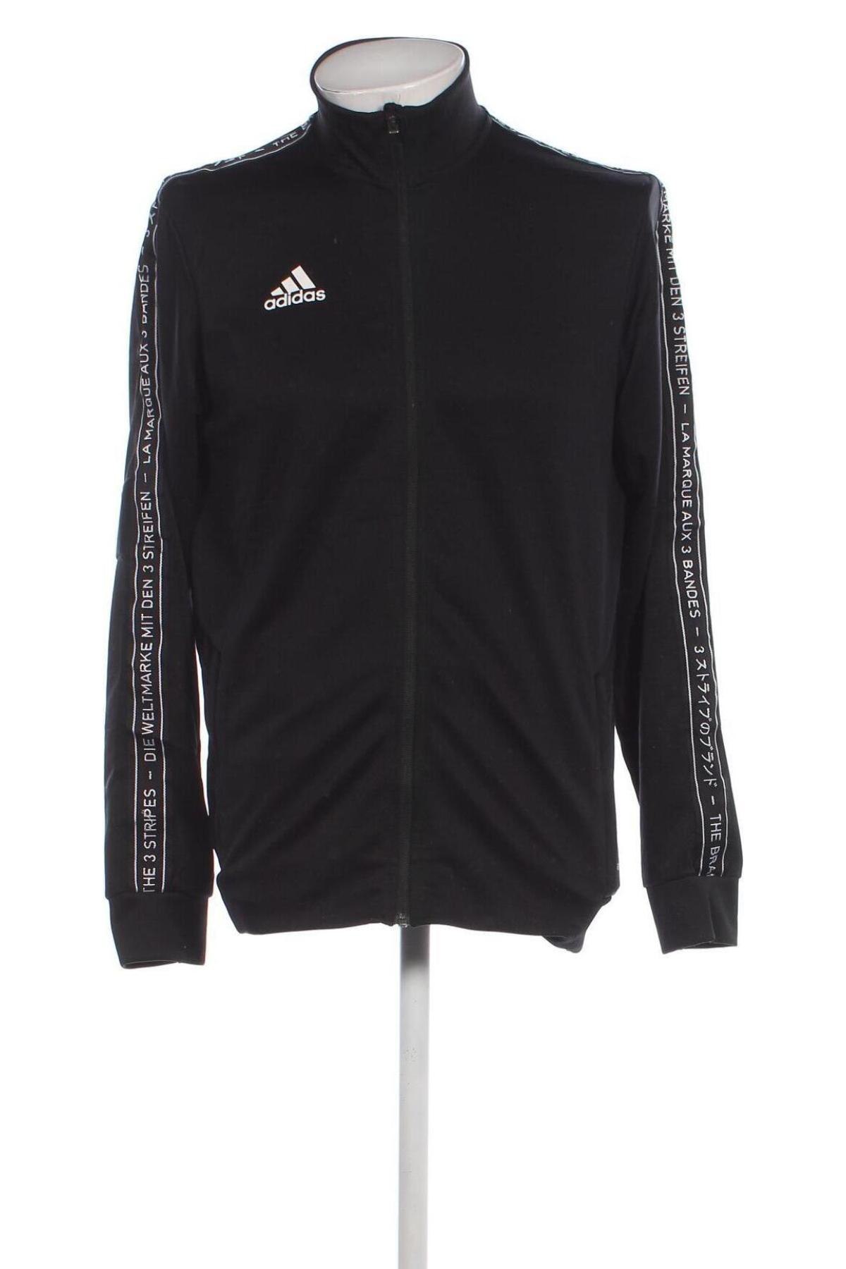 Bluză trening de bărbați Adidas, Mărime M, Culoare Negru, Preț 157,99 Lei