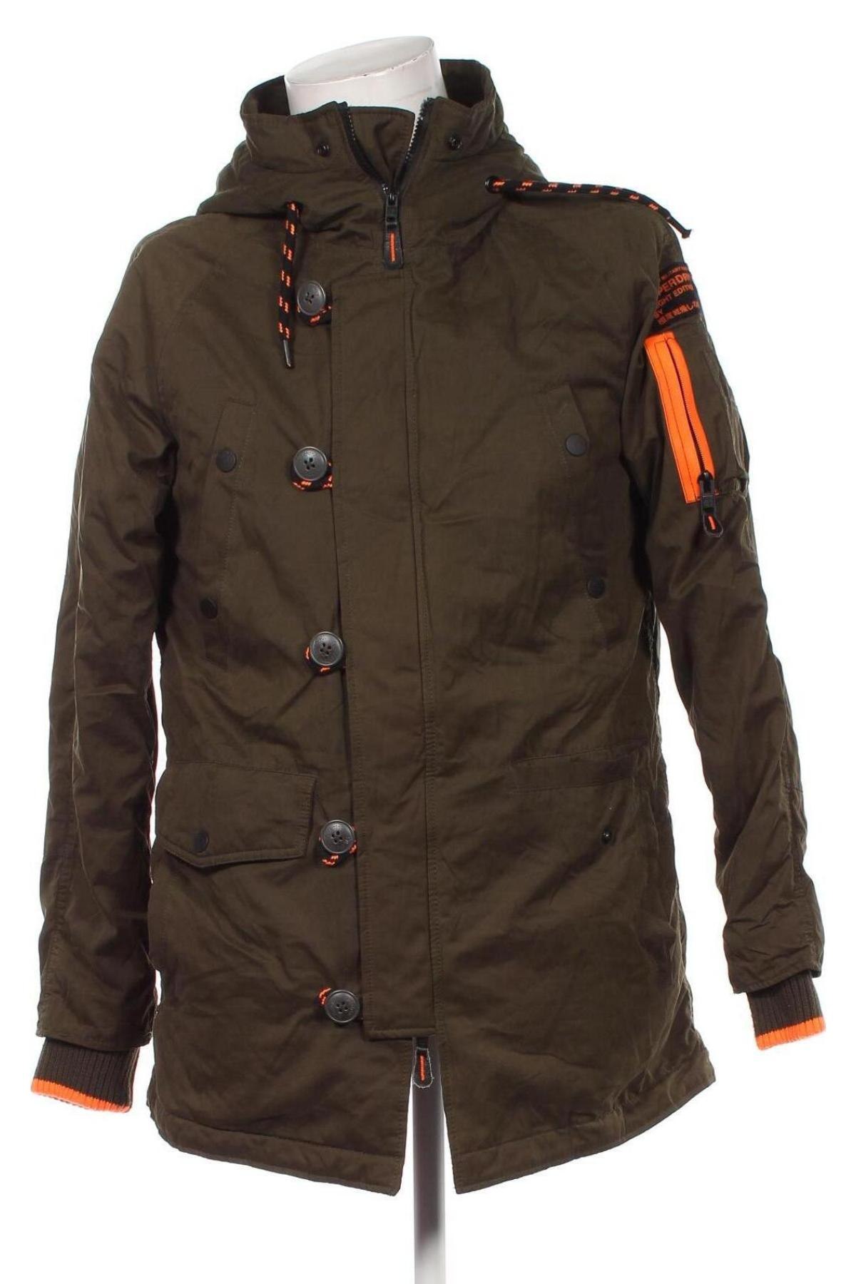 Męska kurtka Superdry, Rozmiar L, Kolor Zielony, Cena 297,99 zł