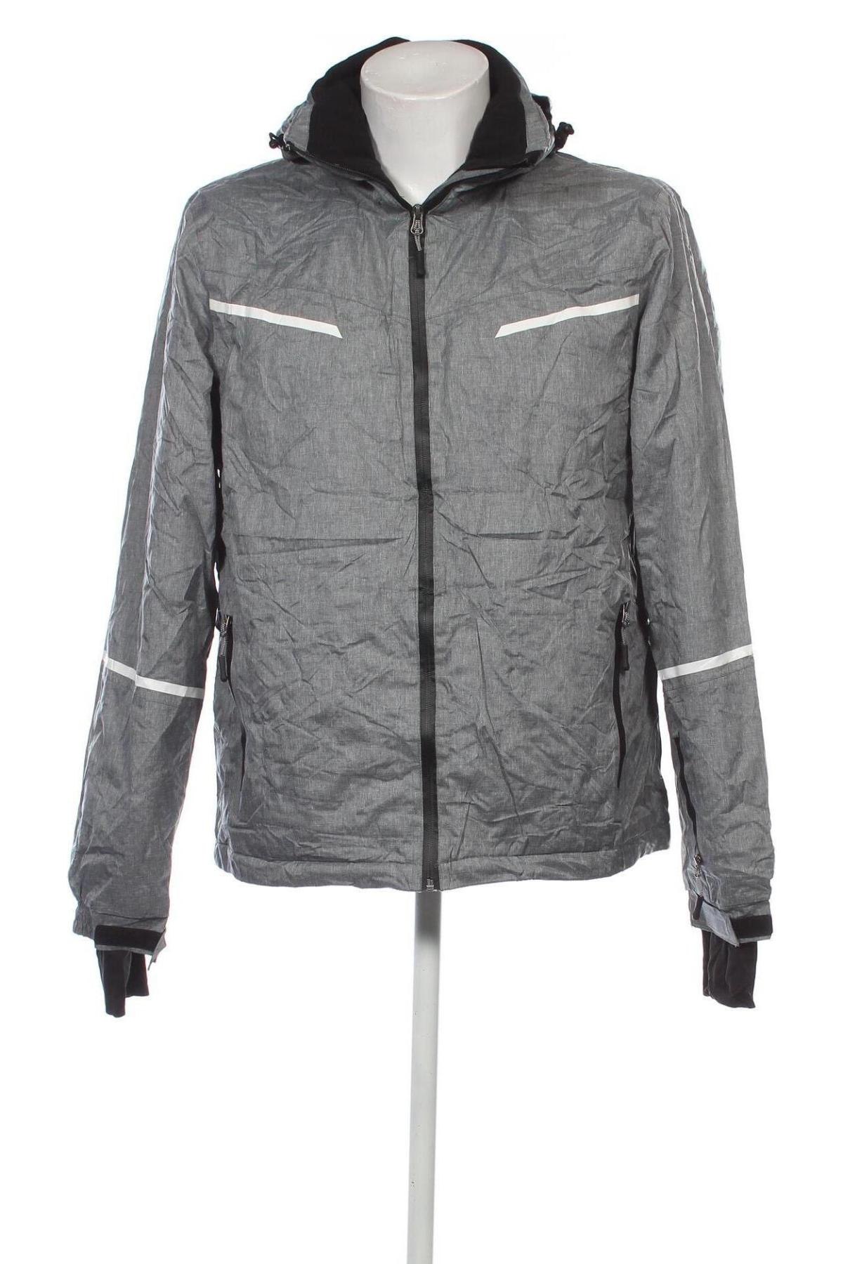 Herrenjacke für Wintersports Crivit, Größe L, Farbe Grau, Preis 56,99 €