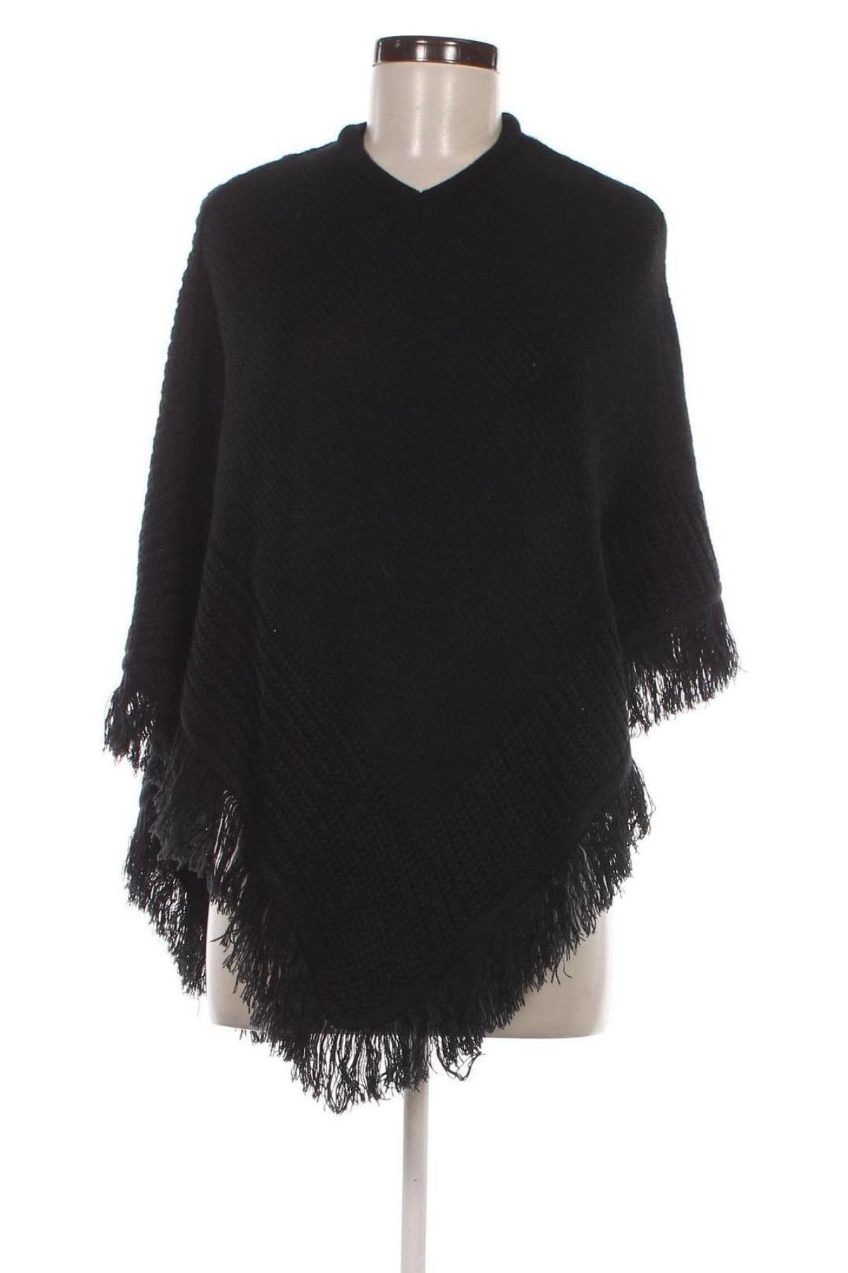 Poncho, Mărime S, Culoare Negru, Preț 74,00 Lei