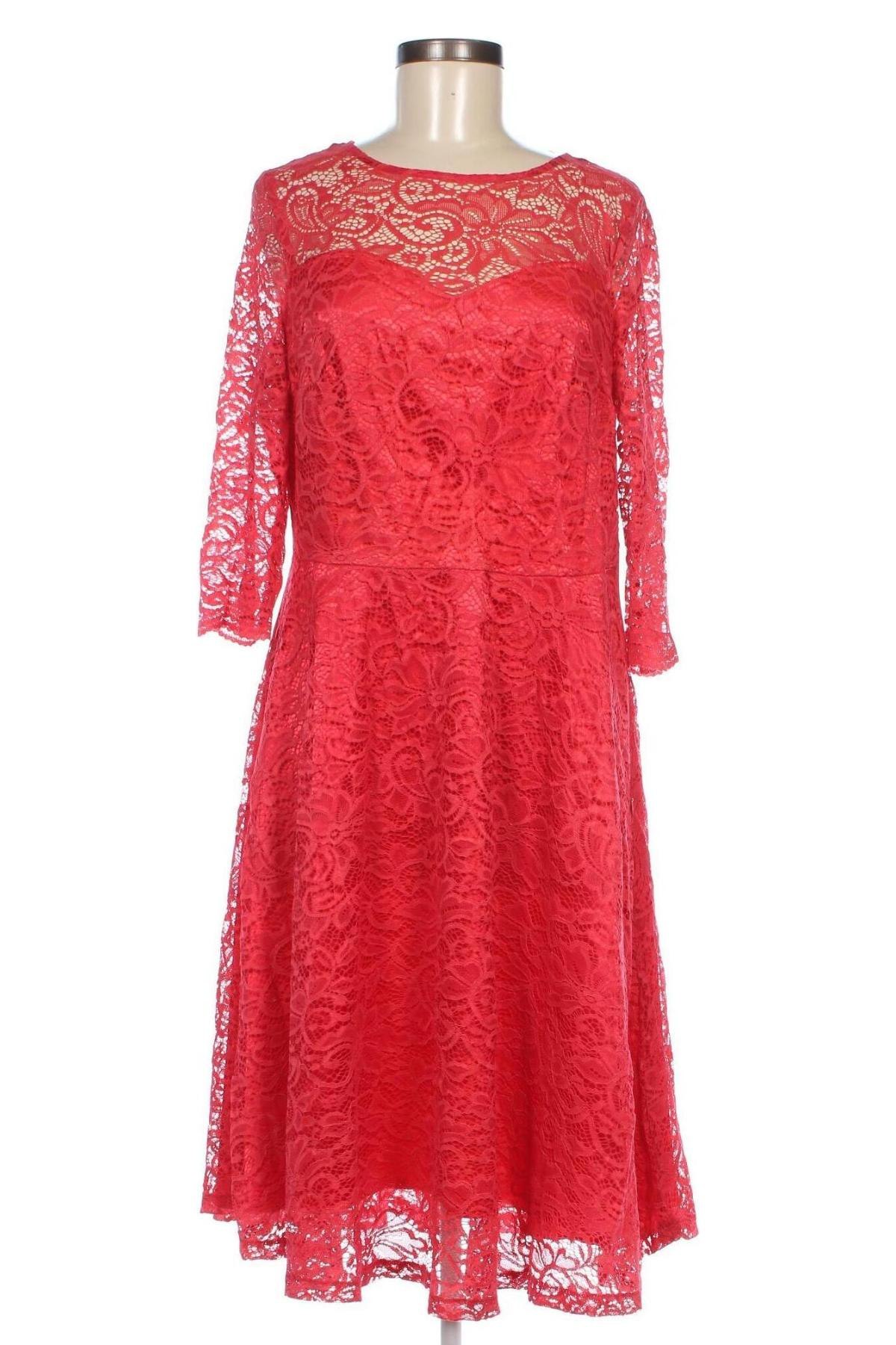 Kleid, Größe XL, Farbe Rot, Preis 15,00 €