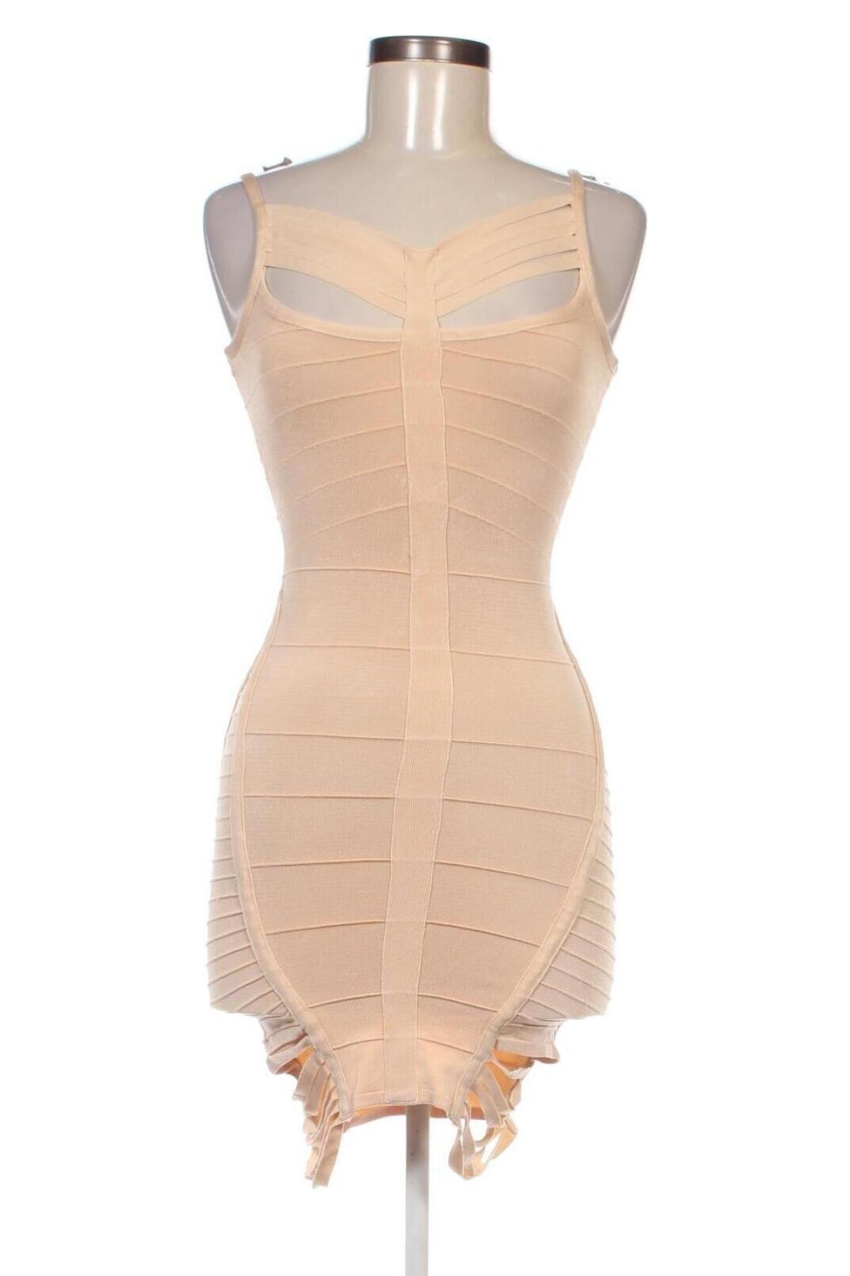 Kleid Bershka, Größe S, Farbe Beige, Preis € 14,83