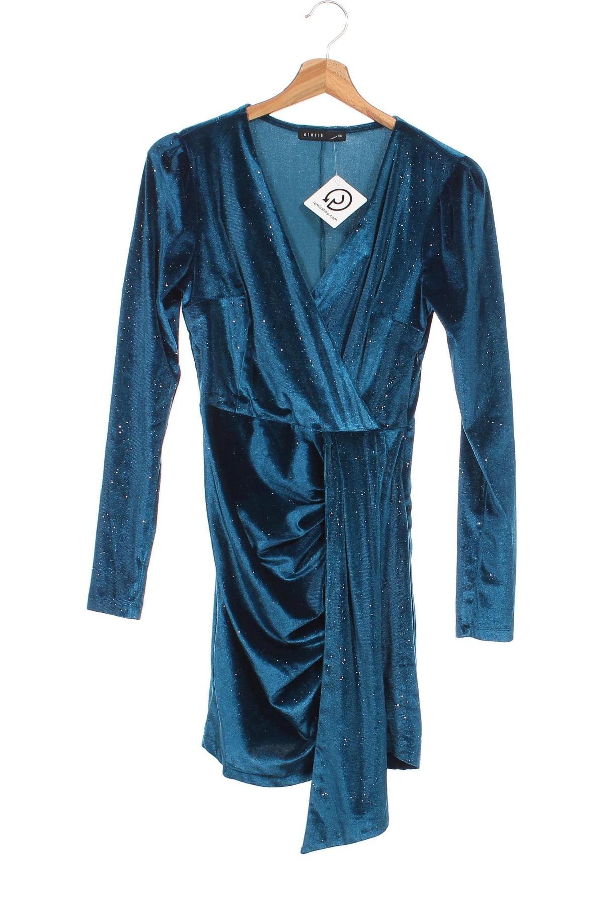 Kleid Mohito, Größe XS, Farbe Blau, Preis € 25,59