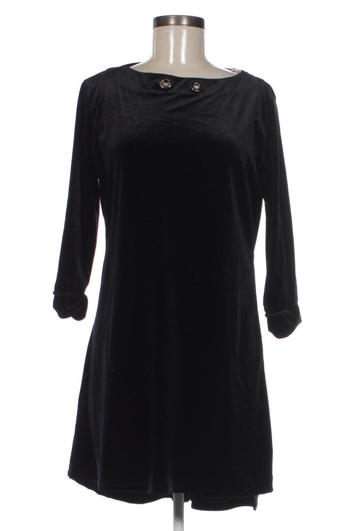 Kleid Piazza Italia, Größe XL, Farbe Schwarz, Preis 20,49 €