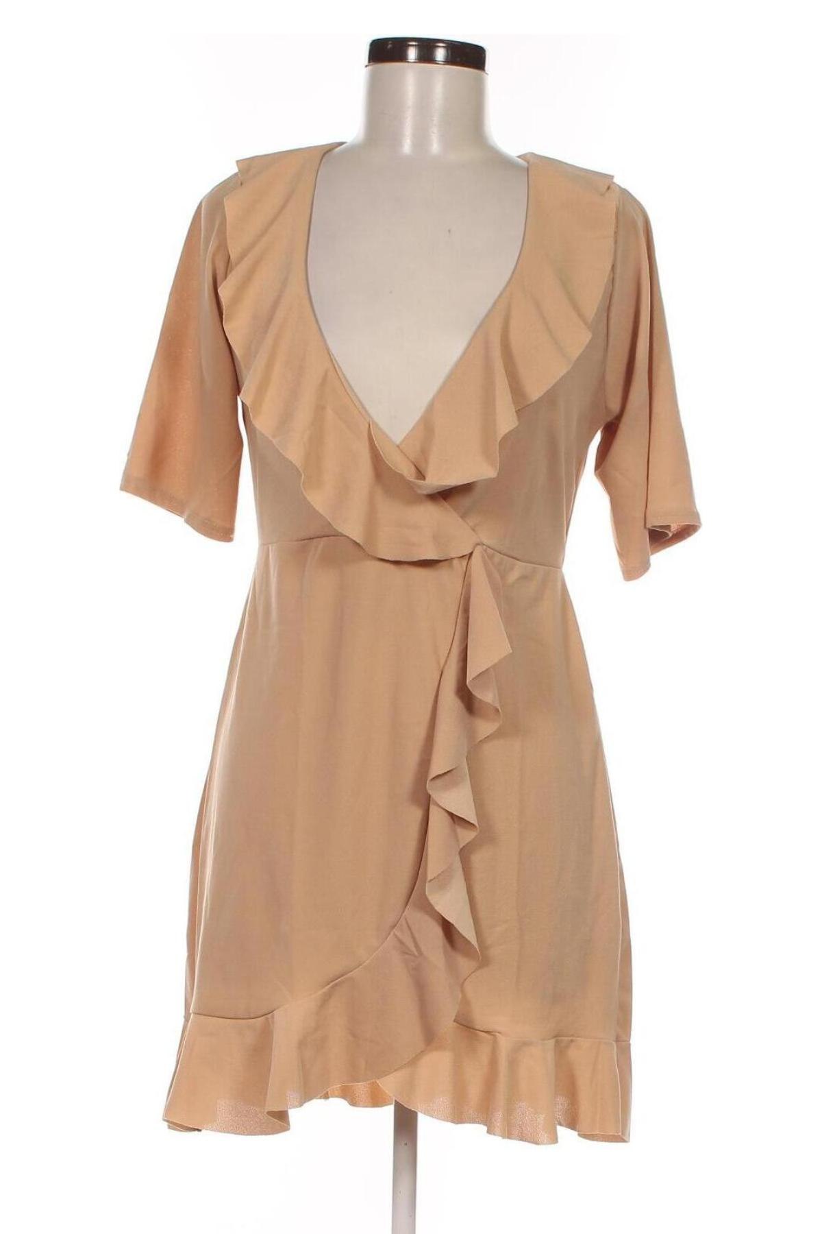 Kleid Pretty Little Thing, Größe L, Farbe Beige, Preis € 27,67