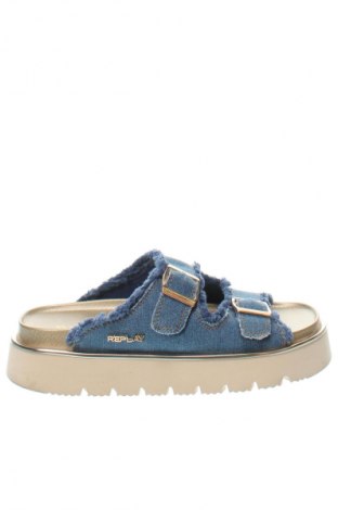 Papuci Replay, Mărime 38, Culoare Albastru, Preț 295,99 Lei