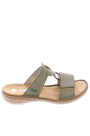 Papuci Rieker, Mărime 37, Culoare Verde, Preț 200,64 Lei