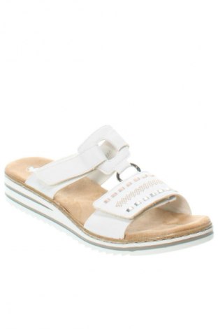 Papuci Rieker, Mărime 42, Culoare Alb, Preț 235,99 Lei