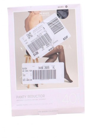 Чорапогащник Ysabel Mora, Размер XL, Цвят Черен, Цена 21,99 лв.