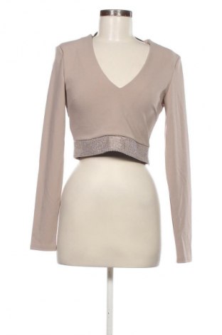Γυναικεία μπλούζα Amisu, Μέγεθος M, Χρώμα  Μπέζ, Τιμή 6,99 €