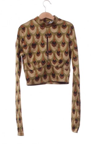 Дамска блуза Bershka, Размер XS, Цвят Многоцветен, Цена 4,99 лв.