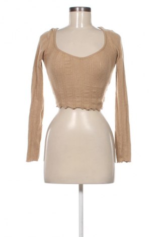 Damen Shirt Bershka, Größe M, Farbe Beige, Preis € 7,99