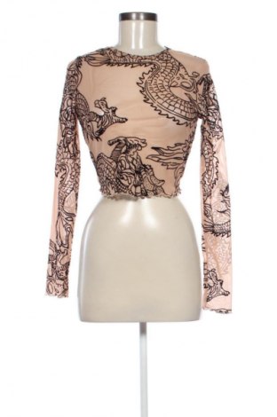 Дамска блуза Bershka, Размер M, Цвят Многоцветен, Цена 19,00 лв.