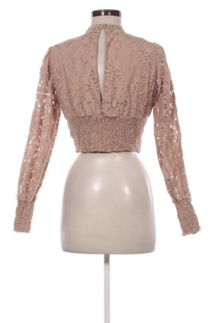 Дамска блуза Bubbleroom, Размер S, Цвят Бежов, Цена 12,99 лв.