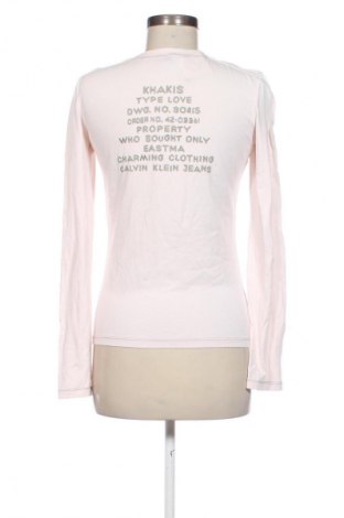 Дамска блуза Calvin Klein Jeans, Размер M, Цвят Бежов, Цена 54,81 лв.