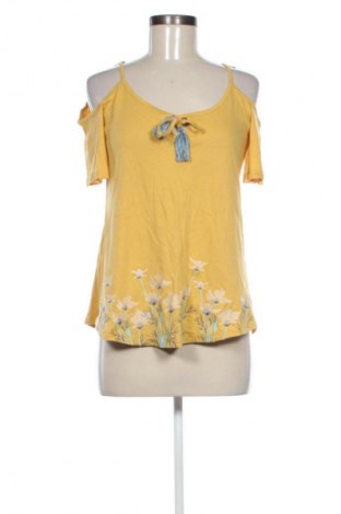 Дамска блуза Clockhouse, Размер L, Цвят Жълт, Цена 15,99 лв.