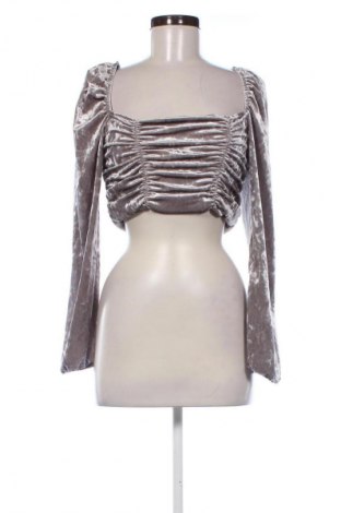 Bluzka damska H&M, Rozmiar L, Kolor Srebrzysty, Cena 44,00 zł