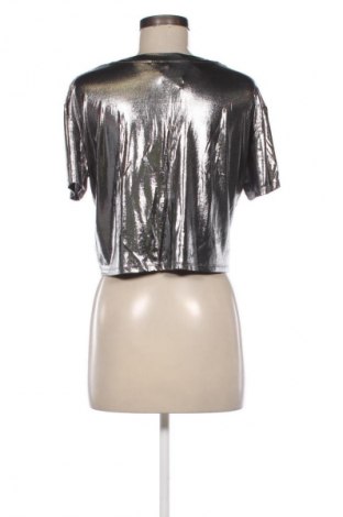 Дамска блуза H&M Divided, Размер S, Цвят Сребрист, Цена 16,99 лв.