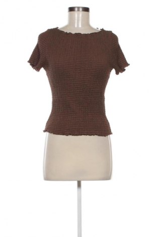 Дамска блуза H&M Divided, Размер L, Цвят Кафяв, Цена 19,00 лв.