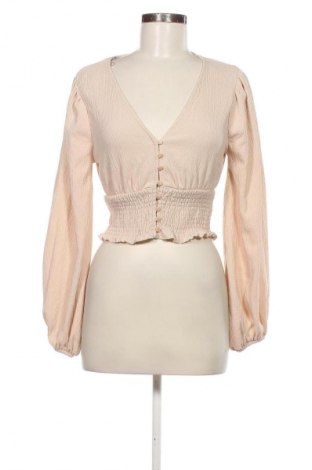Γυναικεία μπλούζα Monki, Μέγεθος S, Χρώμα  Μπέζ, Τιμή 6,99 €