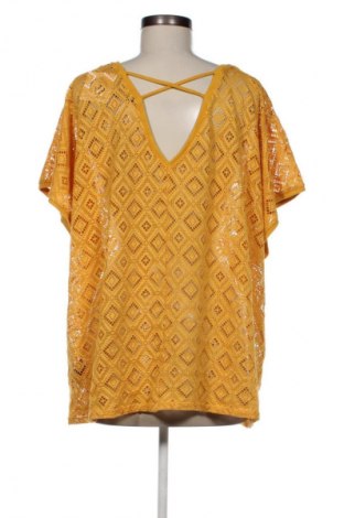 Γυναικεία μπλούζα Ms Mode, Μέγεθος XXL, Χρώμα Κίτρινο, Τιμή 11,99 €