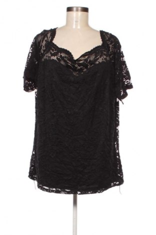 Γυναικεία μπλούζα Ms Mode, Μέγεθος XXL, Χρώμα Μαύρο, Τιμή 11,99 €