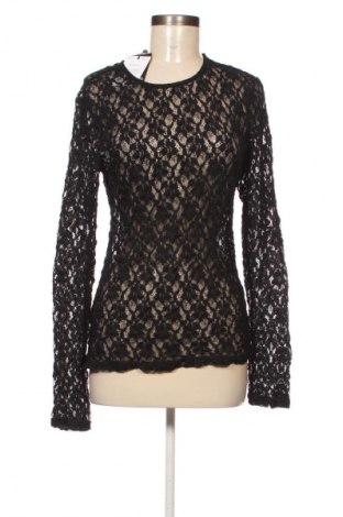 Γυναικεία μπλούζα Pieces, Μέγεθος XL, Χρώμα Μαύρο, Τιμή 28,99 €