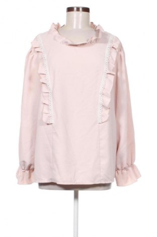 Дамска блуза SHEIN, Размер XXL, Цвят Розов, Цена 14,99 лв.
