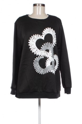 Дамска блуза SHEIN, Размер 3XL, Цвят Черен, Цена 15,99 лв.