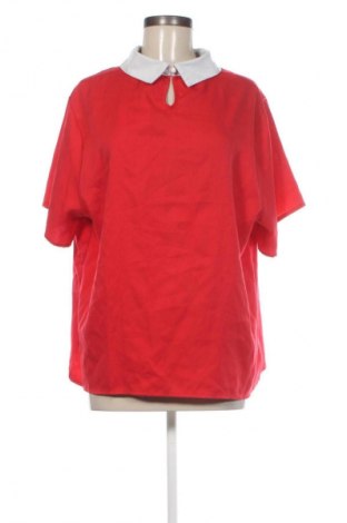 Дамска блуза SHEIN, Размер XXL, Цвят Червен, Цена 19,00 лв.