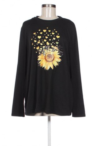 Дамска блуза SHEIN, Размер XL, Цвят Черен, Цена 12,99 лв.