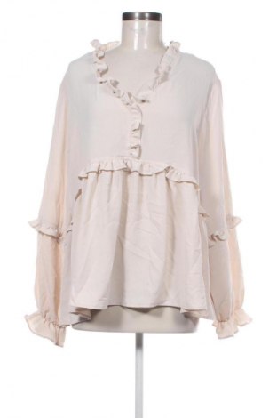 Γυναικεία μπλούζα SHEIN, Μέγεθος XXL, Χρώμα Εκρού, Τιμή 3,99 €