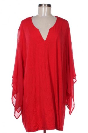 Дамска блуза Selection By Ulla Popken, Размер 5XL, Цвят Червен, Цена 35,99 лв.