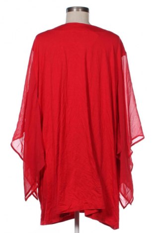 Дамска блуза Selection By Ulla Popken, Размер 5XL, Цвят Червен, Цена 35,99 лв.