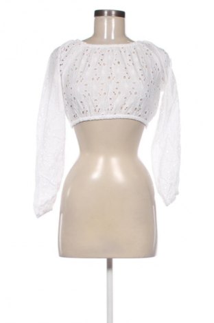 Дамска блуза Sinsay, Размер XXS, Цвят Бял, Цена 13,99 лв.