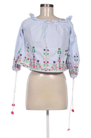 Дамска блуза Stradivarius, Размер S, Цвят Многоцветен, Цена 19,00 лв.