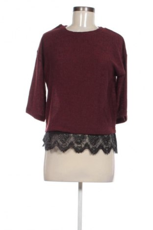 Дамска блуза Stradivarius, Размер S, Цвят Червен, Цена 19,00 лв.