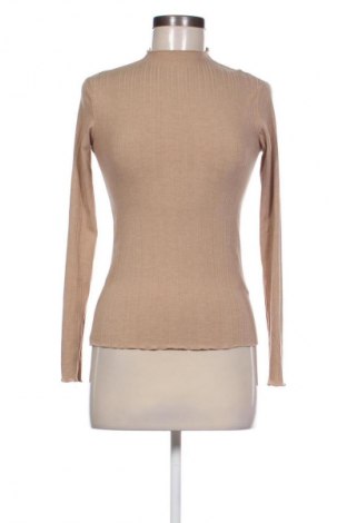 Дамска блуза Stradivarius, Размер S, Цвят Бежов, Цена 12,99 лв.