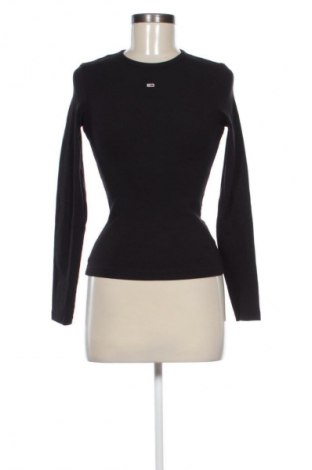 Дамска блуза Tommy Jeans, Размер S, Цвят Черен, Цена 157,99 лв.