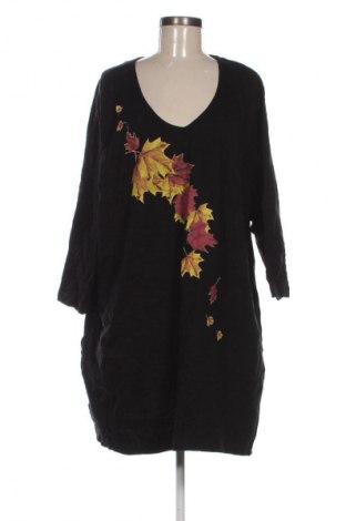 Bluză de femei Ulla Popken, Mărime 4XL, Culoare Negru, Preț 134,99 Lei