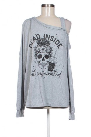 Дамска блуза Unbranded, Размер L, Цвят Сив, Цена 8,99 лв.