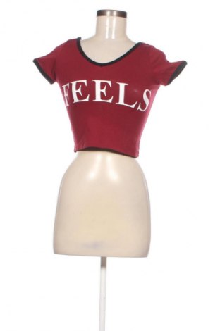 Дамска блуза Unbranded, Размер XS, Цвят Червен, Цена 16,99 лв.