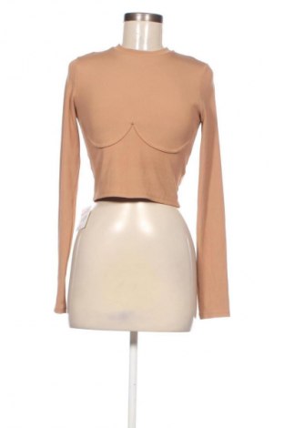 Дамска блуза Unbranded, Размер M, Цвят Бежов, Цена 19,04 лв.