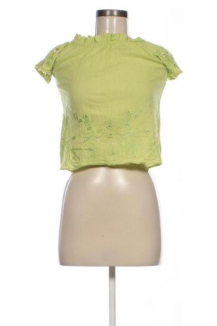 Дамска блуза Unbranded, Размер XS, Цвят Зелен, Цена 24,96 лв.