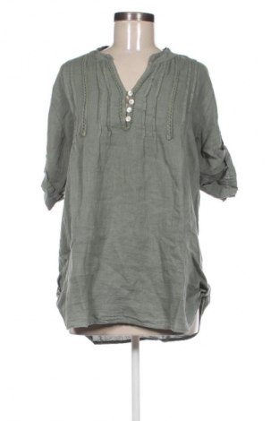 Női blúz Le Monde Du Lin, Méret L, Szín Zöld, Ár 28 769 Ft